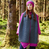 Jackie Aran Colour Block Scarf – Grey