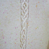 Trish Cable Crew Neck Jumper – Cream