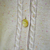 Lisa Cable Boyfriend Button Cardigan – Cream