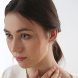 Tiamo Earrings – Silver & Rose Gold