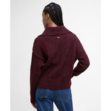 Lavensdale Half Zip Jumper – Black Cherry