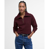 Lavensdale Half Zip Jumper – Black Cherry