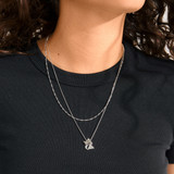 Between Necklace – 2-in-1, Silver-Plated