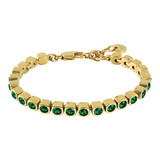 Cory Tennis Bracelet – Emerald Green