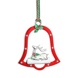 Resting Reindeer Christmas Tree Decoration