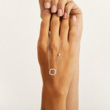 Sparkle CZ Encrusted Pendant – Silver  