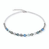New Moon Necklace – Blue/ Silver