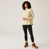 Women’s Demmi Half Zip Fleece — Light Vanilla