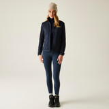 Women’s Elzie Fleece — Lotus Navy/Sky Captain