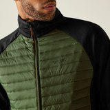 Men’s Clumber Hybrid Jacket — Olive Night/Black