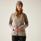 Women’s Heidy Full Zip Fleece — Soft Taupe