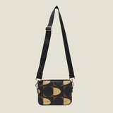 Slim Crossbody – Spot Square Mocha