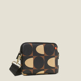 Slim Crossbody – Spot Square Mocha