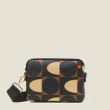 Slim Crossbody – Spot Square Mocha