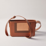 Carolina Squares Crossbody - Brown