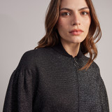 Disco Lurex Bomber - Black