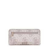 Erenia Large Zip-Around Wallet – Taupe
