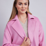 Cleo Belted Coat - Pink