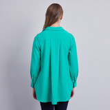 Celine Shirt With Longer Back – Green