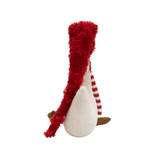 Goose with Red Hat & Scarf White 
