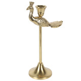 Lando Gold Peacock Candle Holder