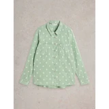 Sophie Organic Cotton Shirt - Printed Green