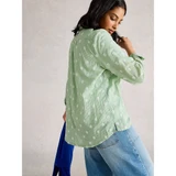 Sophie Organic Cotton Shirt - Printed Green