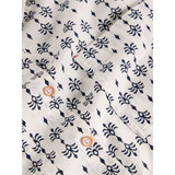 Sophie Organic Cotton Shirt - White/Blue
