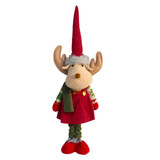 Telescopic Legs Deer Girl Red/Green