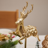 Resin Running Deer with  Base