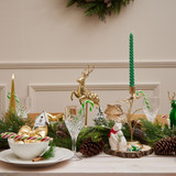 Resin Running Deer with  Base