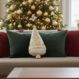 Christmas Tree Shaped  Cushion 