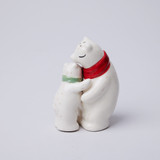 Dolomite Hugging Bears Salt & Pepper Shakers