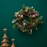 Evergreen Blush Wreath - 55cm