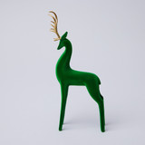 Resin Flocking Deer Green
