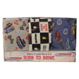 Men's Born to Drive 3-Pair Sock Set
