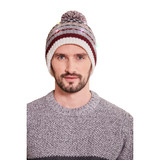 Novelty Christmas LED Hat - Fair Isle