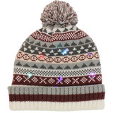 Novelty Christmas LED Hat - Fair Isle