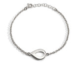 Silver Buíochas Go Deo "Gratitude Forever" Single Bracelet