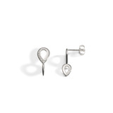 Silver Buíochas Go Deo "Gratitude Forever" Earstuds