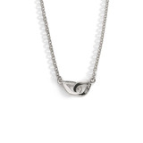 Silver Buíochas Go Deo "Gratitude Forever" Small Double Pendant
