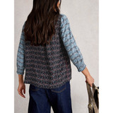 May Mixed Print Top – Blue Multi