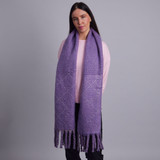 Danni Oversized Supersoft Scarf (Purple) - With Gift Box