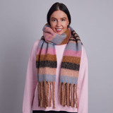 Danni Oversized Supersoft Scarf (Pink) - With Gift Box