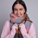 Danni Oversized Supersoft Scarf (Pink) - With Gift Box
