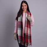 Daphne Wool Glove & Scarf Gift Set (Red) - With Gift Box