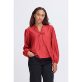 Ihkarlani Long Sleeve Blouse – Red