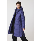 Puddle Puffer Long Jacket – Blue