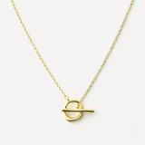 Pause Necklace - Gold Vermeil