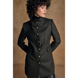 Lynn Tweed Jacket Deep Green Herringbone 
